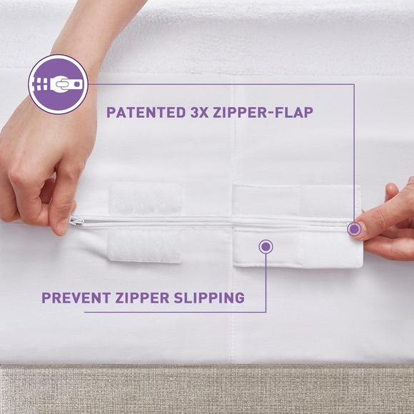 Degrees of Comfort Full Size Zippered Waterproof Mattress Encasement - Picture 5 of 8